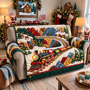 Alpine Santa Express Sofa Cover - Made to Order