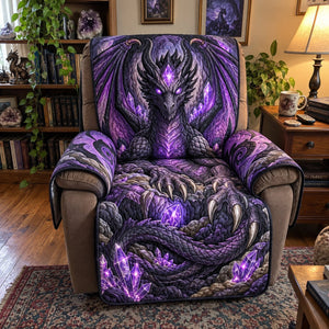 Amethyst Shadow Dragon Sofa Cover - Made to Order