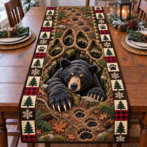 Bear Nature Harmony Table Runner - Made to Order