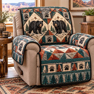 Bear Paw Patchwork Sofa Cover - Made to Order