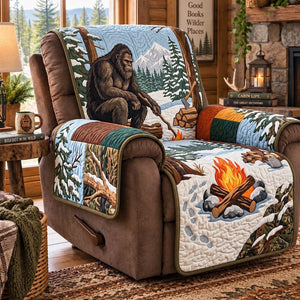 Bigfoot Winter Camp Sofa Cover - Made to Order