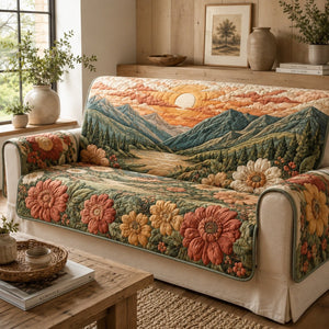 Canyon Dusk Radiance Sofa Cover - Made to Order