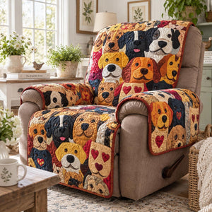 Cheerful Dog Crew Sofa Cover - Made to Order