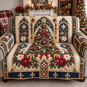 Christmas Cathedral Glow Sofa Cover - Made to Order