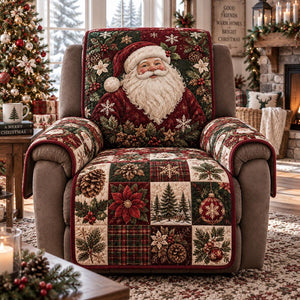 Classic Santa Plaid Sofa Cover - Made to Order
