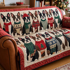 Cozy Christmas Cuddle Sofa Cover - Made to Order
