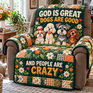Dog Lover Heart Sofa Cover - Made to Order