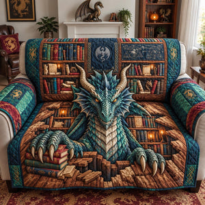 Dragon Library Keeper Sofa Cover - Made to Order