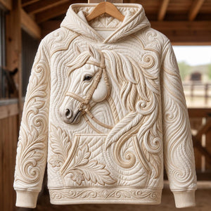 Equestrian Elegance Hoodie, Sweater and T-Shirt - Made to Order