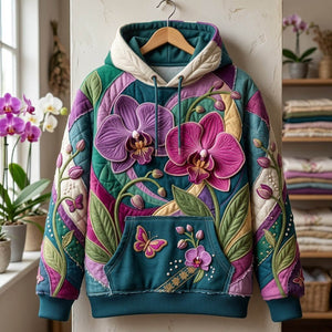 Magenta Orchid Teal Hoodie, Sweater and T-Shirt - Made to Order
