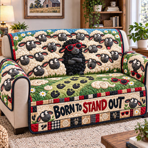 Funky Sheep Whimsy Sofa Cover - Made to Order