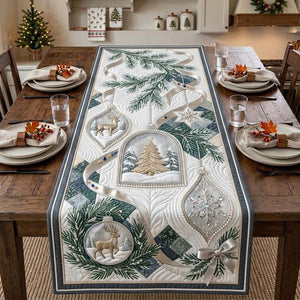 Crystal Winter Studio Table Runner - Made to Order