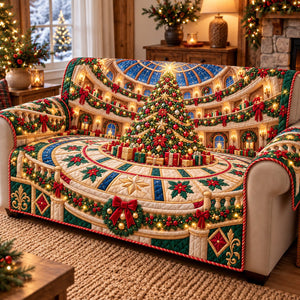 Grand Christmas Tree Sofa Cover - Made to Order