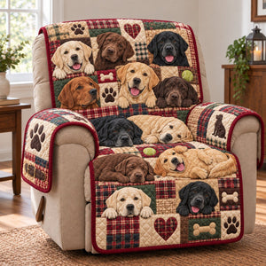 Labrador Retriever Dogs Sofa Cover - Made to Order