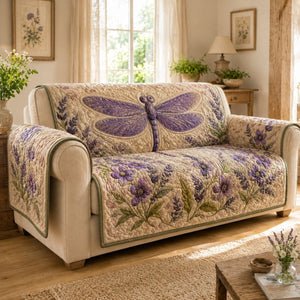 Lavender Meadow Nymph Sofa Cover - Made to Order