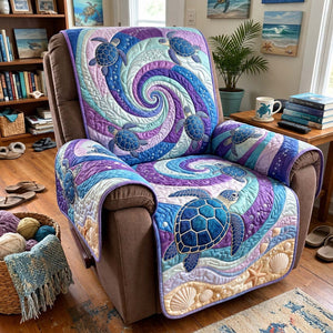 Lavender Ocean Swirl Sofa Cover - Made to Order