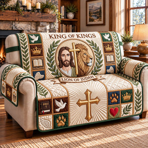 Lion of Judah Sofa Cover - Made to Order