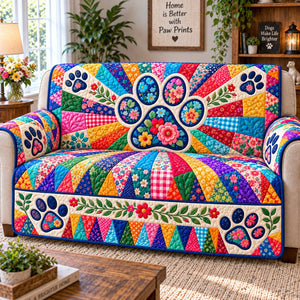 Paw Happy Trails Sofa Cover - Made to Order