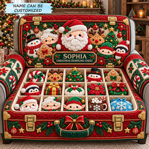 Personalized Festive Dumpling Box Sofa Cover - Made to Order