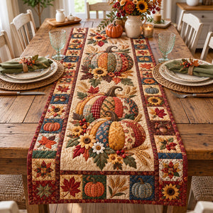 Pumpkin Harvest Magic Table Runner - Made to Order