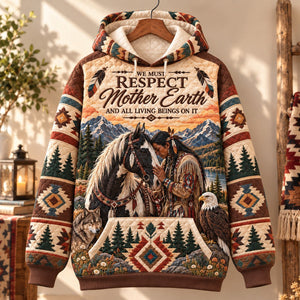 Respect Mother Earth Hoodie, Sweater and T-Shirt - Made to Order