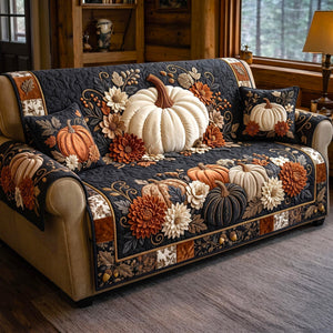 Rustic Pumpkin Sofa Cover - Made to Order