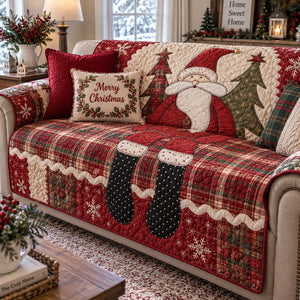 Santa Favorite Sofa Cover - Made to Order