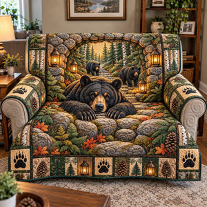 Stone Lodge Bear Sofa Cover - Made to Order