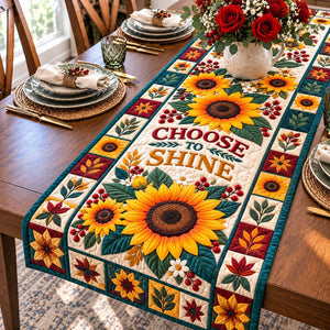 Sunflower Country Charm Table Runner - Made to Order