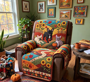 Sunflower Frenchie Trail Sofa Cover - Made to Order