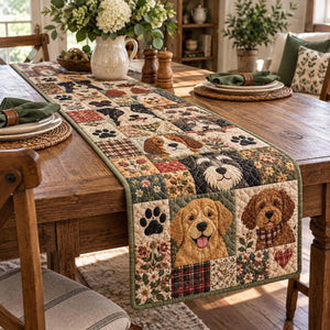 Sunny Dog Friends Table Runner - Made to Order