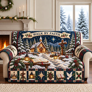 Winter Faith Sofa Cover - Made to Order