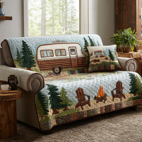 Woodland Camper Sofa Cover - Made to Order