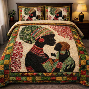 Motherhood Tribal Bond 3-Piece Quilted Bedding Set