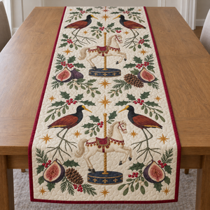 Jacana Fig Carousel Horse Table Runner