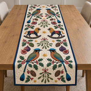 Motmot Fig Rocking Lion Table Runner