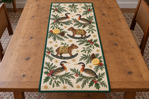 Sungrebe Lemon Rocking Agouti Table Runner