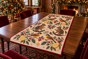 Mesia Lemon Rocking Degu Table Runner