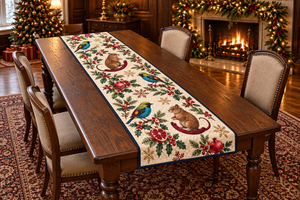 Tangara Pomegranate Rocking Hutia Table Runner