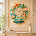 Koi fish Custom Name Wall Clock — personalized with a custom name