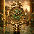 Custom Jade Dragon Watch — personalized with a custom name