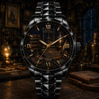 Custom Victorian Inventor Study Watch — personalized with a custom name