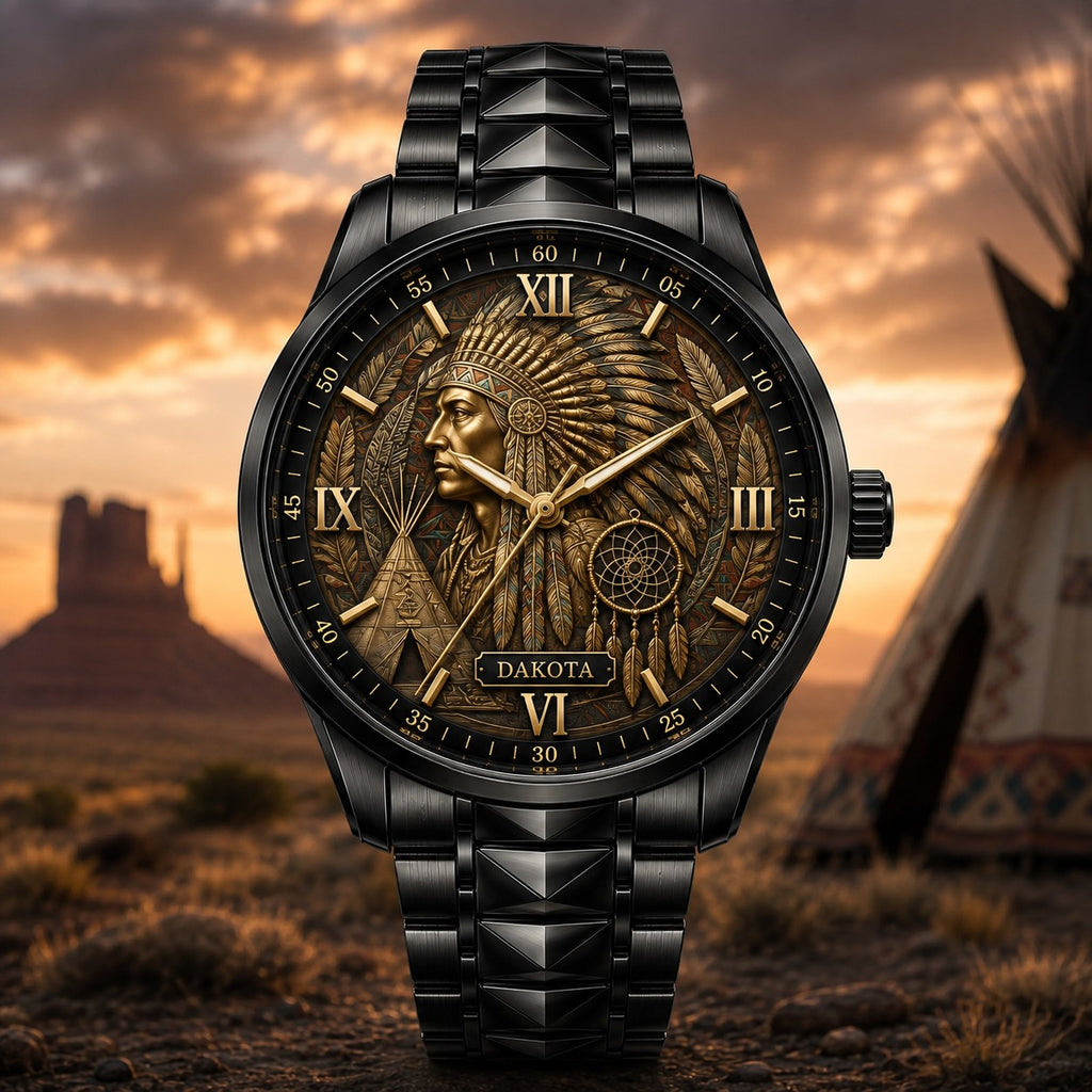 Custom Native American Spirit Watch — personalized with a custom name