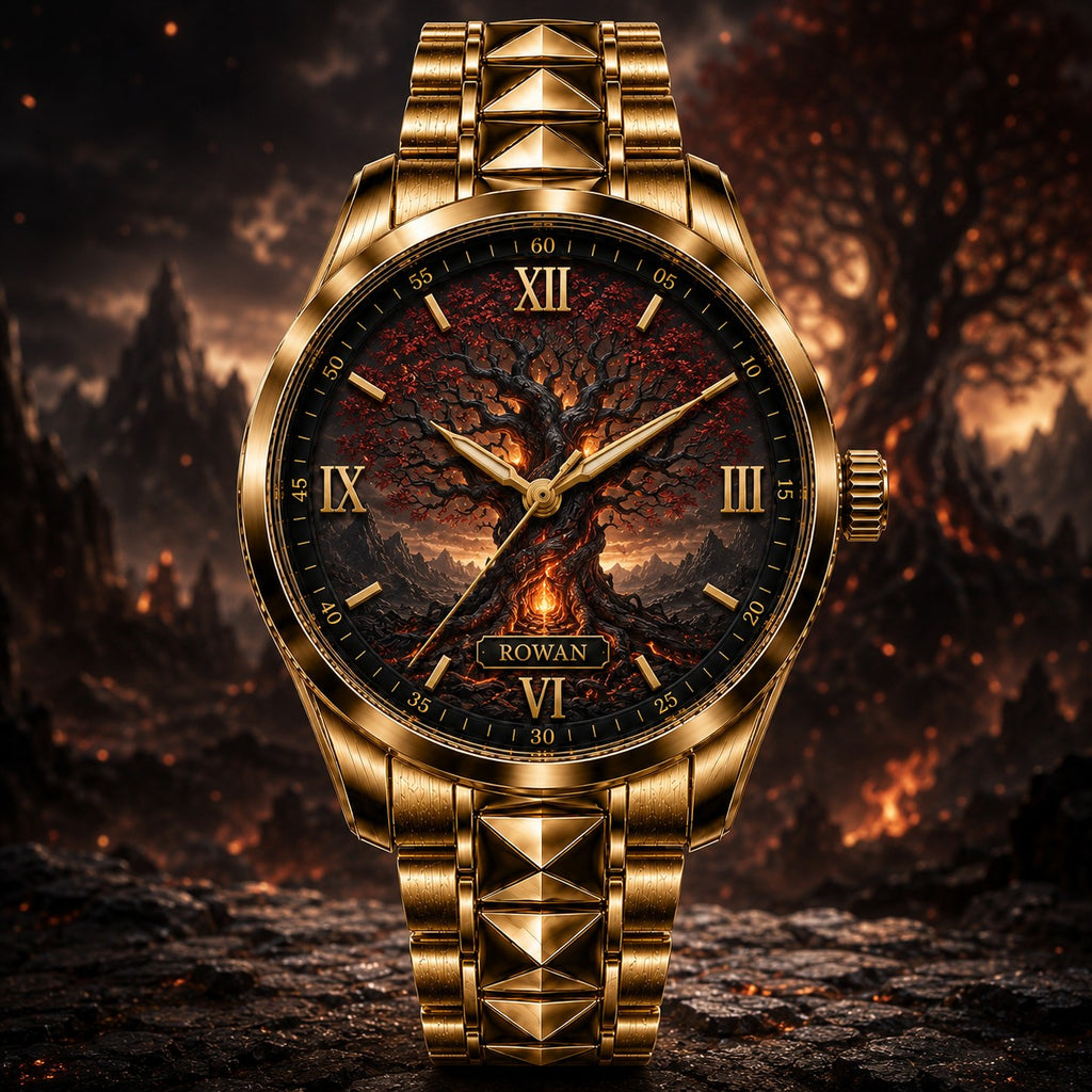 Custom Personalized Ember World Tree Watch — personalized with a custom name