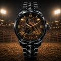 Custom Personalized Bull Rider Watch — personalized with a custom name