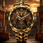 Personalized Taurus Watch with a custom name set into the design