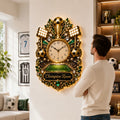 Soccer champion Custom Name Wall Clock — personalized with a custom name