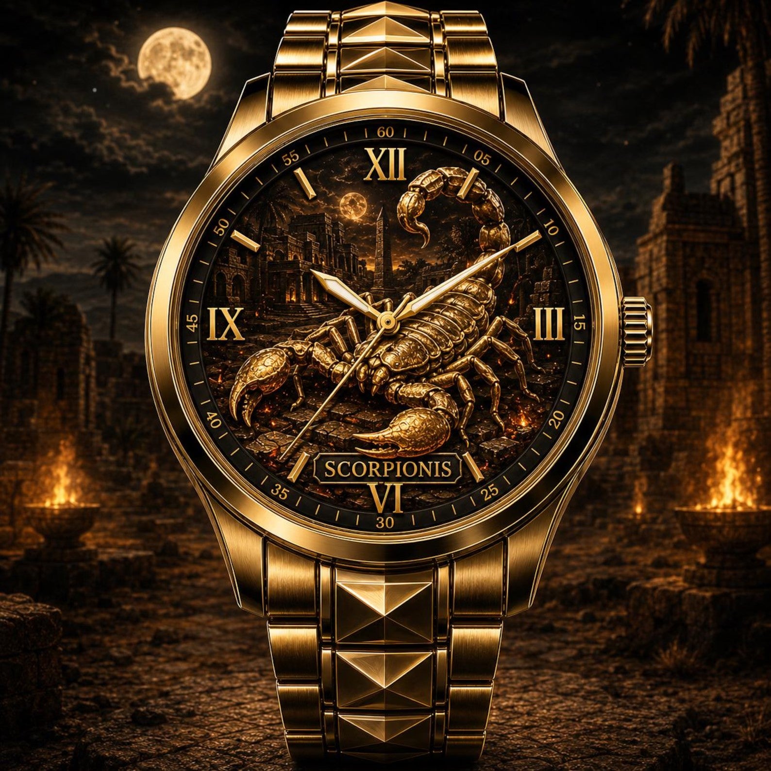 Custom Scorpion Watch — personalized with a custom name