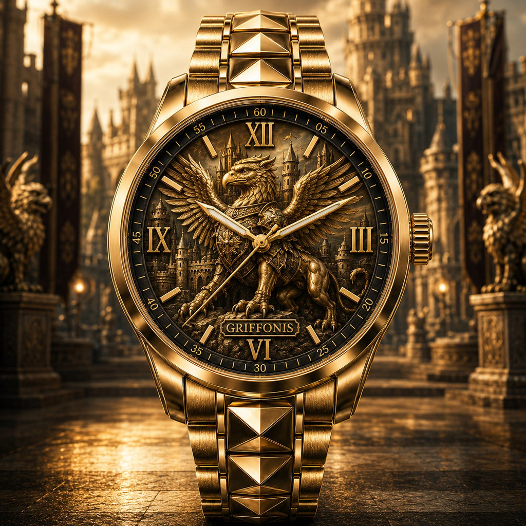 Personalized Griffin Watch with a custom name set into the design