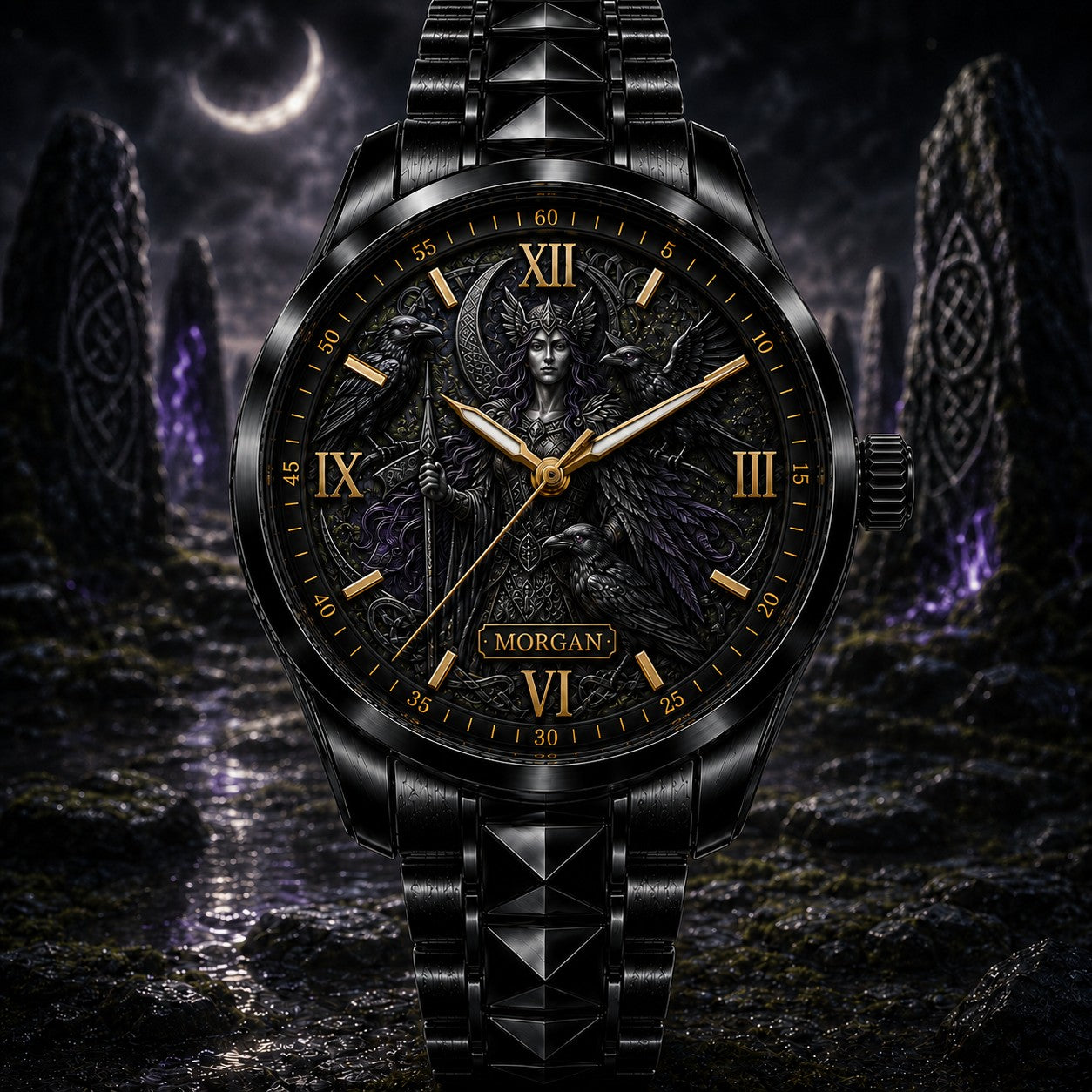 Custom Name Watch — personalized with a custom name